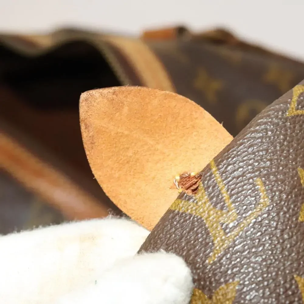 LOUIS VUITTON Monogram Sac Spool 45 Boston Bag M41624